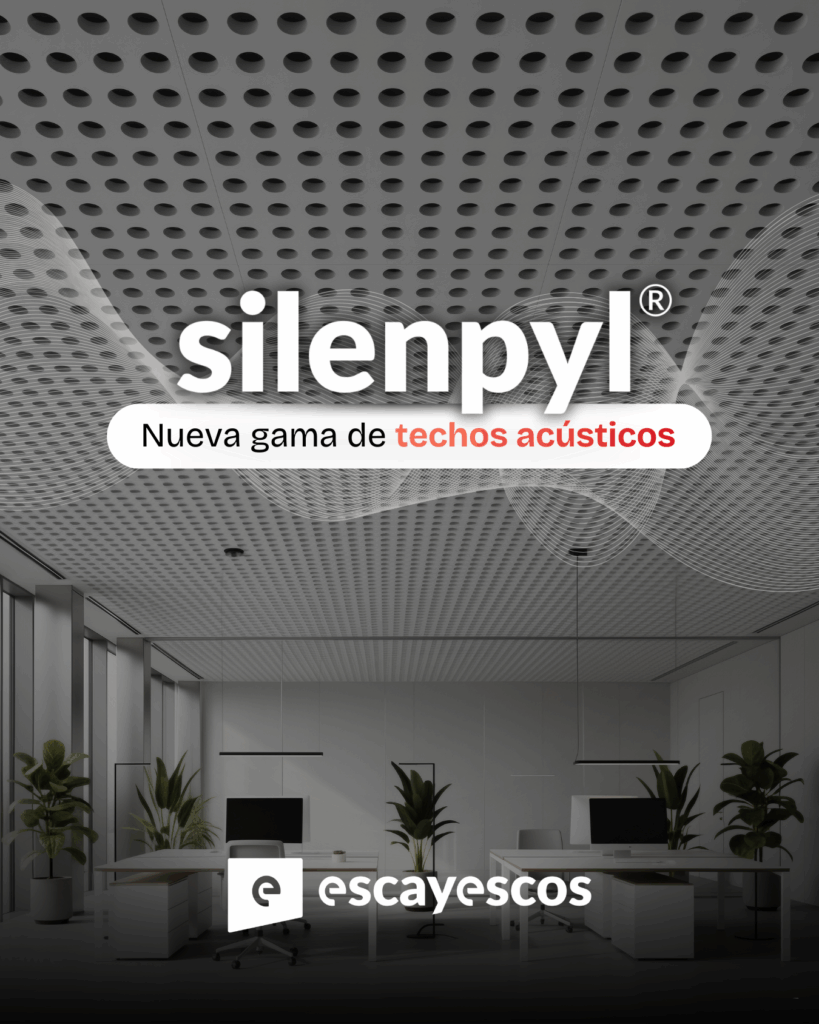 Escayescos lanza Silenpyl: la nueva generación de techos acústicos de yeso laminado para el confort interior